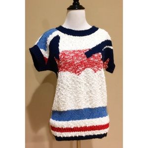 Vintage Koret City Blues Short Sleeve Sweater